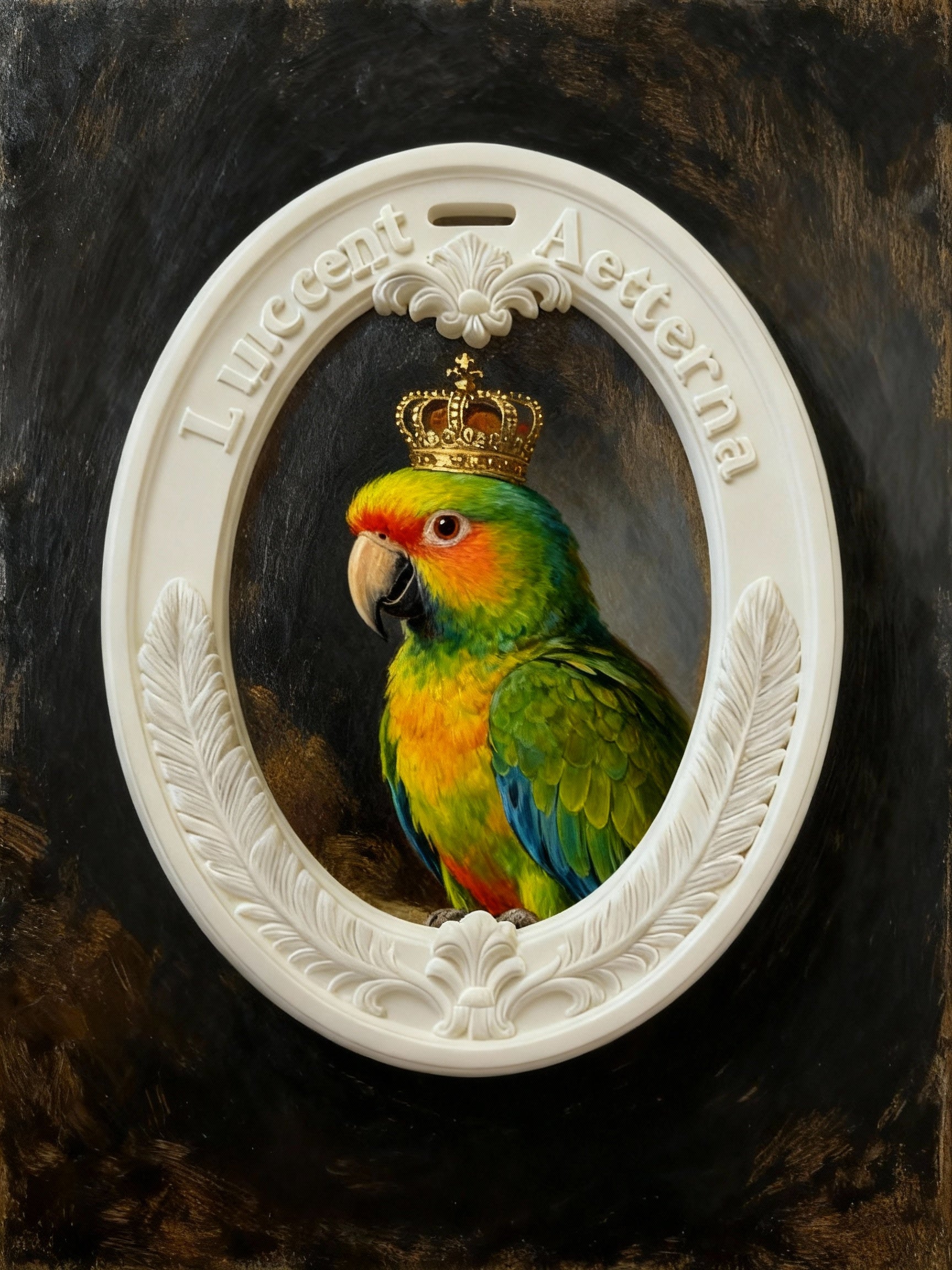 Custom Parrot Classical Cameo Relief